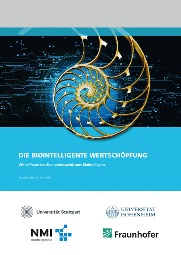 Titelseite des White Paper Biointelligenz (© Kompetenzzentrum Biointelligenz)