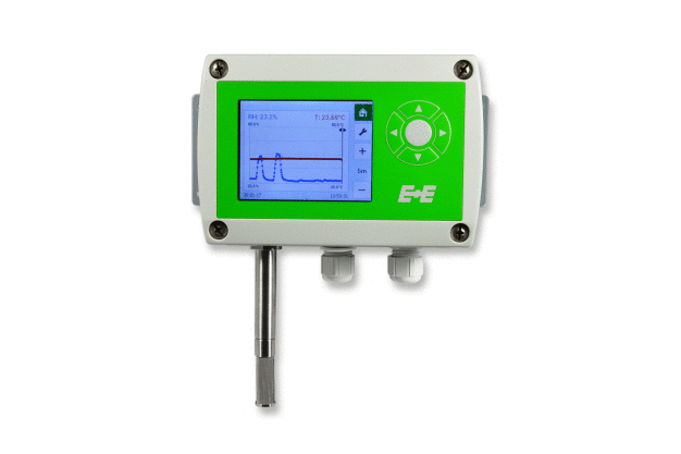 Abbildung 1: EE310 Feuchte und Temperatur Messumformer (Wandmontage) (Foto: E+E Elektronik Ges.m.b.H.) / Image 1: 
EE310 humidity and temperature transmitter (wall mount) (Photo: E+E Elektronik GmbH)
