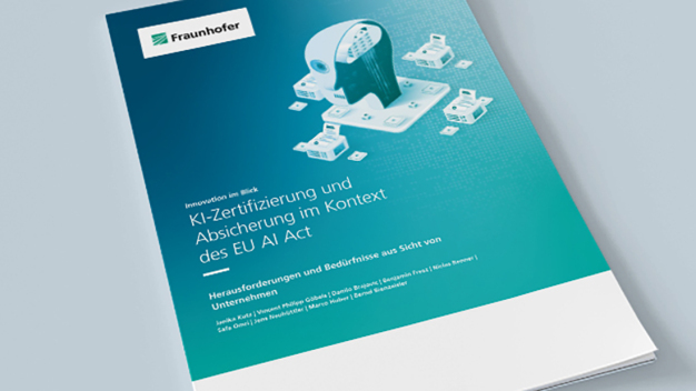 Das Whitepaper »KI-Zertifizierung und Absicherung im Kontext des EU AI Act« steht im Internet kostenlos zur Verfügung unter https://doi.org/10.24406/publica-1875