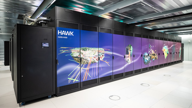 Das Fraunhofer IPA kann ab sofort die Rechenleistung des Supercomputers »Hawk« für seine Projektarbeit nutzen. (© HLRS)