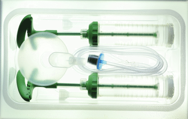 Misch- und Dosiersystem für Knochenzement / Mixing and dosing system for bone cement
