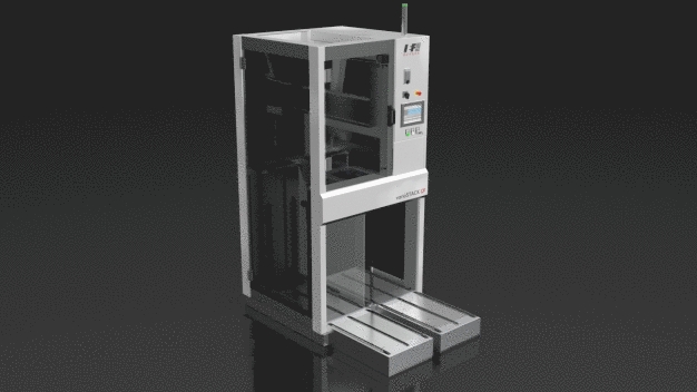 Mit dem varioSTACK CF hat IEF-Werner ein ganzheitliches Palettierer-Konzept für Reinraumanwendungen entwickelt. (Bild: IEF-Werner GmbH)