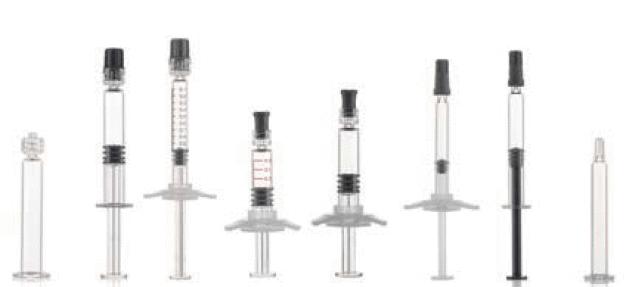 Pressemitteilung 11.01.2017 Seite 3 / 3
Serienreife metallfreie 1 ml long Luerlock Gx RTFGlasspritze; Transfer der neuen zum Patent angemeldeten Fertigungstechnologie auf verschiedenste Luerlock-Spritzengrößen und Luerkonus-Spritzen ist jederzeit möglich. / Series-ready, metal-free 1 ml long Luer Lock Gx RTF glass syringe; transfer of the new production technology registered for patent to the most varied Luer Lock syringe sizes and Luer cone syringes is possible at all times.