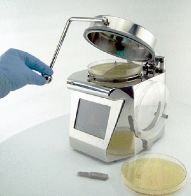 The new ImpactAir® high performance microbial air sampler.