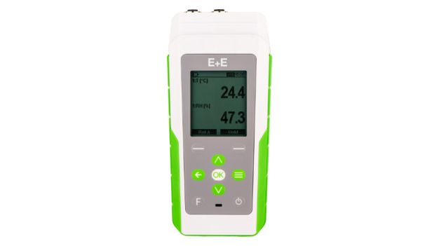 Omniport 40 - Das technisch überarbeitete Handmessgerät von E+E Elektronik. (Foto: E+E Elektronik Ges.m.b.H.) / Omniport 40 - The hand-held measuring device from E+E Elektronik. (Photo: E+E Elektronik Ges.m.b.H.)