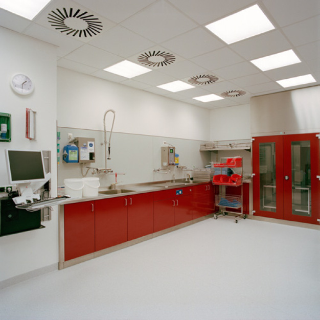 Unreine Seite Vorreinigungszone (HWP Planungsgesellschaft mbH, Fotograf: Peter Horn)