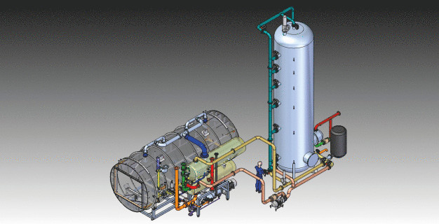 Neues patentiertes Energierückgewinnungskonzept für Heißwasserberieselungssterilisatoren: Mit dem von der Bosch-Tochter Schoeller-Bleckmann Medizintechnik (SBM) entwickelten und patentierten Energierückgewinnungskonzept für Heißwasserberieselungssterilisatoren erzielen Anwender Energieeinsparungen von bis zu 40 Prozent beim Heizen und 60 Prozent beim Kühlen. / New patented energy recovery concept for hot water shower sterilizers: Thanks to the new patented energy recovery concept for hot water shower sterilizers from the Bosch subsidiary Schoeller-Bleckmann Medizintechnik (SBM), users achieve energy savings of up to 40 percent in heating, and 60 percent in cooling.