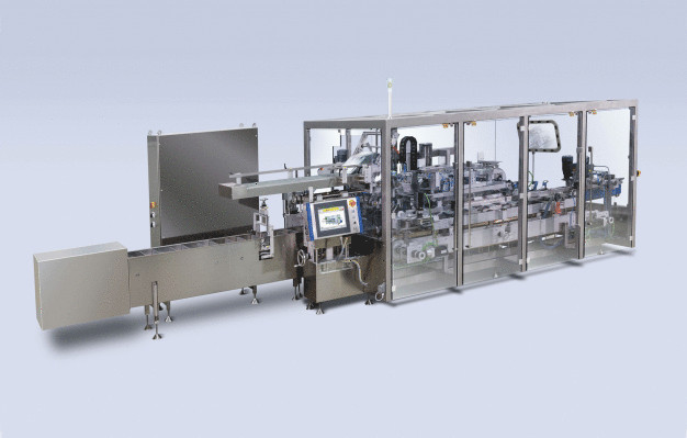 Neue horizontale Kartoniermaschine für die Lebensmittelindustrie: Auch bei größten Faltschachtelformaten erreicht die CFC 2012 von Bosch eine Ausbringung von bis zu 200 Stück pro Minute. Modernste Servotechnik gewährleistet automatische, schnelle und reproduzierbare Formatwechsel. / New horizontal cartoning machine for the food industry: Even for the largest format size, the Bosch CFC 2012 achieves an output of up to 200 folded cartons per minute. State-of-the-art servo technology ensures automatic, fast and reproducible format changes. Neue horizontale Kartoniermaschine für die Lebensmittelindustrie: Auch bei größten Faltschachtelformaten erreicht die CFC 2012 von Bosch eine Ausbringung von bis zu 200 Stück pro Minute. Modernste Servotechnik gewährleistet automatische, schnelle und reproduzierbare Formatwechsel. / New horizontal cartoning machine for the food industry: Even for the largest format size, the Bosch CFC 2012 achieves an output of up to 200 folded cartons per minute. State-of-the-art servo technology ensures automatic, fast and reproducible format changes.