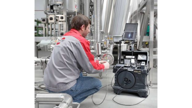 Ruland Inspektion von Rohrleitungen mit dem Endoskop. / Ruland inspection of pipelines with the endoscope.