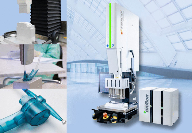 Dank ihres elektrischen Antriebs erfüllt die Ultraschall-Schweissmaschine Electrical Motion die hohen, in der Medizintechnik geltenden Qualitätsansprüche. (Bild: Rinco Ultrasonics AG) / The Electrical Motion ultrasonic welding machine's electrical drive means it is capable of meeting the high quality requirements applicable in medical technology. (Photo: Rinco Ultrasonics AG)