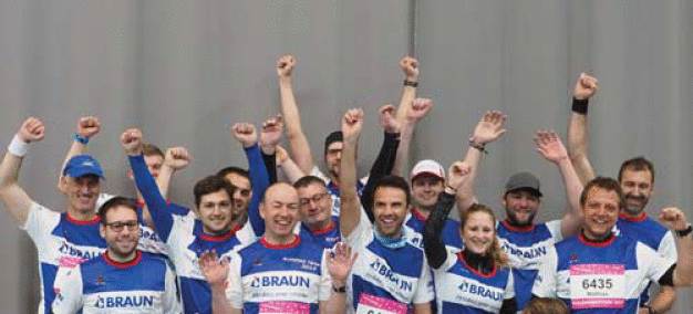 Braunform – wir bewegen: Team Freiburg Marathon 2017