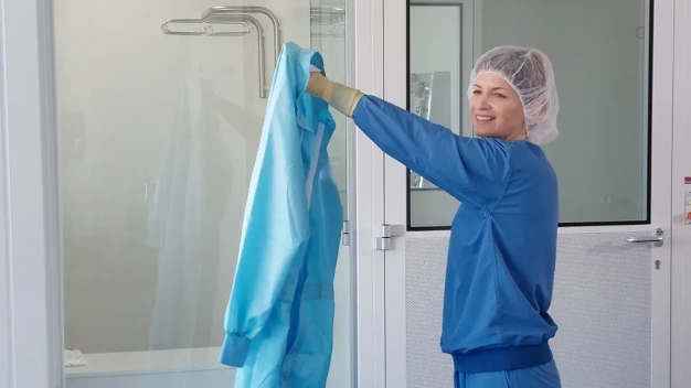 CWS Cleanrooms Reinraum Akademie Bekleidungsübung