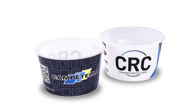 IML-Produkt 1 +++ IML - Yoghurtbecher (Foto: Campetella) / IML product 1 +++ decorated yoghurt cups (Photo: Campetella)