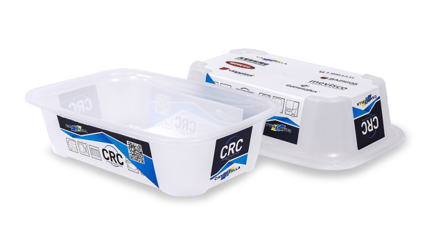 IML-Produkt 2 +++ IML - Frischkäseschale (Foto: Campetella) / IML product 2 +++ labelled cheese spread tubs (Photo: Campetella)