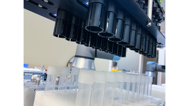 High-throughput, automated line at Teknova.