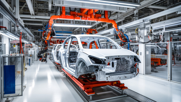 Auf vielen Produktionsflächen sorgen elektrisch leitfähige Böden für Sicherheit vor Schäden durch elektrostatische Entladungen. (Bild: Paula/Adobe Stock) Auf vielen Produktionsflächen sorgen elektrisch leitfähige Böden für Sicherheit vor Schäden durch elektrostatische Entladungen. (Bild: Paula/Adobe Stock)