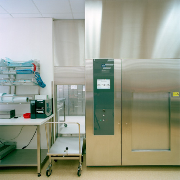 Beladeseite Sterilisation (HWP Planungsgesellschaft mbH, Fotograf: Peter Horn)