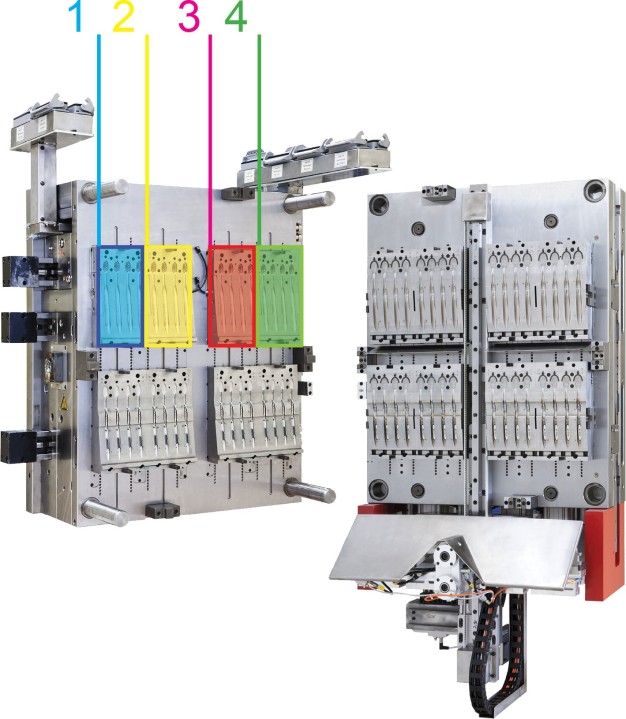 7-Komponenten Zahnbürsten-Werkzeug / 7-component toothbrush mould