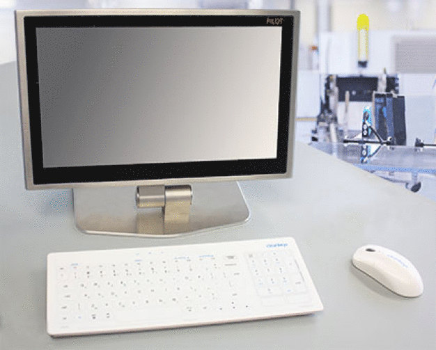 Abbildung 2: Reinraumarbeitsplatz PILOT 217 (Bild: Systec & Solutions GmbH) / Figure 2: Cleanroom workspace PILOT 217 (Image: Systec & Solutions GmbH)