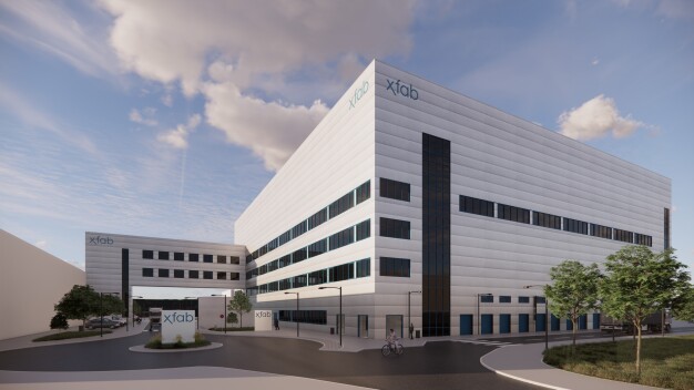 La nouvelle usine de semi-conducteurs à Erfurt. © Roland Kirschner/AEE