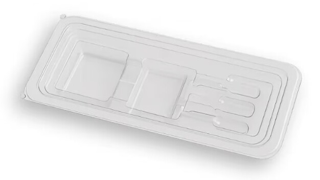 Example of a medical blister for syringes © formary