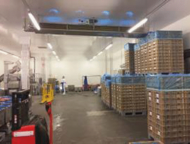 In der Lebensmittelproduktion spielt die Hygiene eine große Rolle. Auch die Lamellen von Verdampfern müssen regelmäßig gereinigt werden, was einen hohen Arbeits- und Materialaufwand bedeutet. (Quelle: sterilAir AG) In der Lebensmittelproduktion spielt die Hygiene eine große Rolle. Auch die Lamellen von Verdampfern müssen regelmäßig gereinigt werden, was einen hohen Arbeits- und Materialaufwand bedeutet. (Quelle: sterilAir AG)