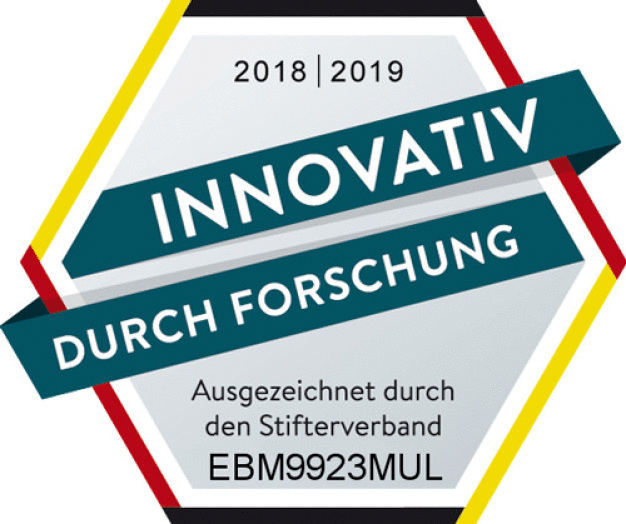 Offizielles Gütesiegel vom Stifterverband für die Deutsche Wissenschaft. (Quelle: Stifterverband für die Deutsche Wissenschaft) Offizielles Gütesiegel vom Stifterverband für die Deutsche Wissenschaft. (Quelle: Stifterverband für die Deutsche Wissenschaft)