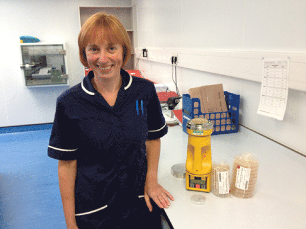 Cherwell’s SAS Super 180 air sampler and Redipor® prepared microbiological media are well received by Julie Bowden, QA Releasing Officer, at Portsmouth PMU.