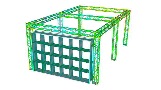 FEM- und CFD-Simulation eines ProTECT-Reinraum-Schutzkonzeptes.