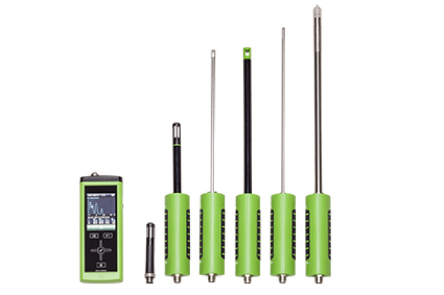 Abbildung 2: Verschiedenste E+E Messfühler erlauben vielfältige Anwendungsmöglichkeiten. / Figure 2: The wide range of E+E sensing probes allows for use in various applications.