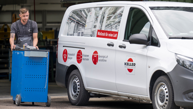 Im Henkel-Werk in Heidelberg ist man überzeugt: „Gibt es Handlungsbedarf an den Anlagen nehmen sich die Keller-Fachleute viel Zeit und erklären mir und meinem Team genau und verständlich, worum es geht, und wie alles funktioniert“, sagt Alexander Herner. „Das schätzen wir sehr, da wir uns selbst nicht so detailliert mit den Absauganlagen auskennen.“