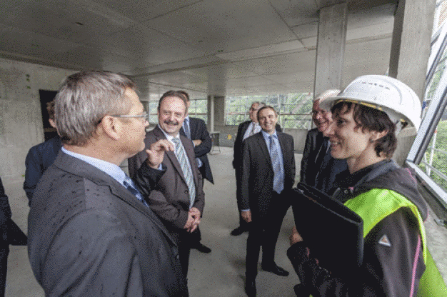 Richtfest Neubau Jena-Optronik: Die 