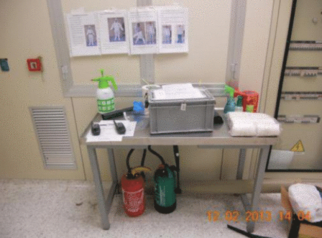 Figure 2: PPEs and CPEs during decontamination works