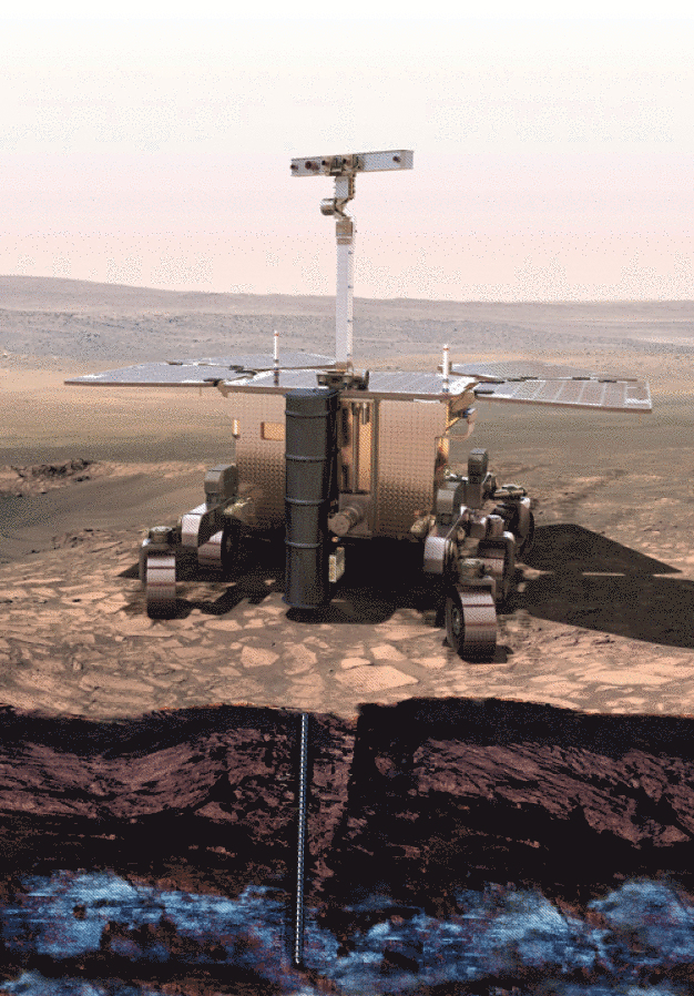 ExoMars Rover (Quelle: ESA) / ExoMars Rover (Source: ESA)