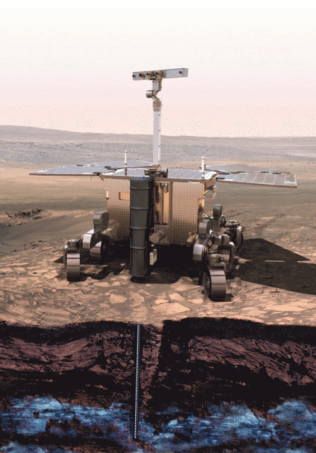 ExoMars Rover (Quelle: ESA) / ExoMars Rover (Source: ESA) ExoMars Rover (Quelle: ESA) / ExoMars Rover (Source: ESA)