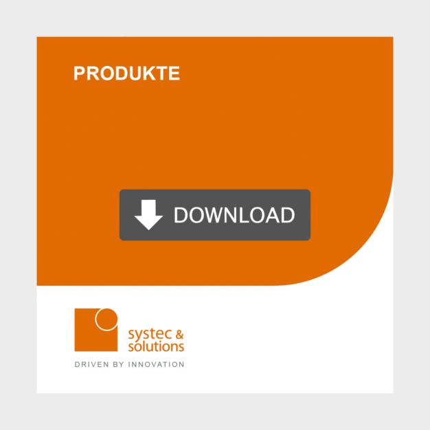 Vorderansicht Produktkatalog (Bildrechte: Systec & Solutions GmbH)
