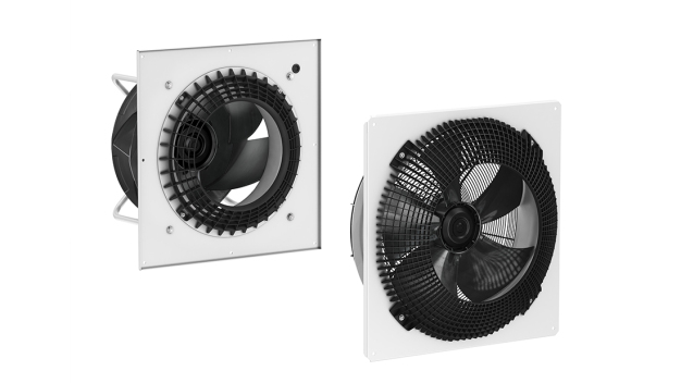 Das FlowGrid eignet sich für Radialventilatoren (links) und Axialventilatoren (rechts) und kann unliebsame Geräuscheffekte auch im bereits eingebauten Zustand mindern. (Bild: ebm-papst)