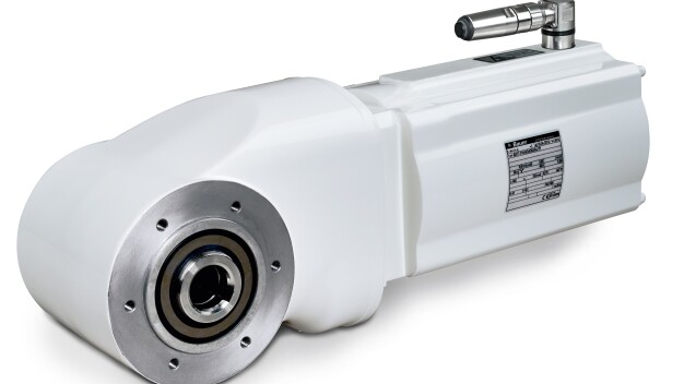 HiflexDRIVE - Aseptic: Ein aseptisch beschichtetes HiflexDRIVE eignet sich hervorragend für Reinigungsumgebungen. (Copyright: Bauer Gear Motor GmbH)
