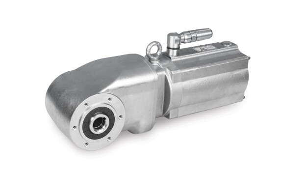 HiflexDRIVE - Stainless Steel: Das Edelstahl-HiflexDRIVE ist für hygienische Bereiche optimiert, in denen mechanische Beschädigungen ein Risiko darstellen. (Copyright: Bauer Gear Motor GmbH)