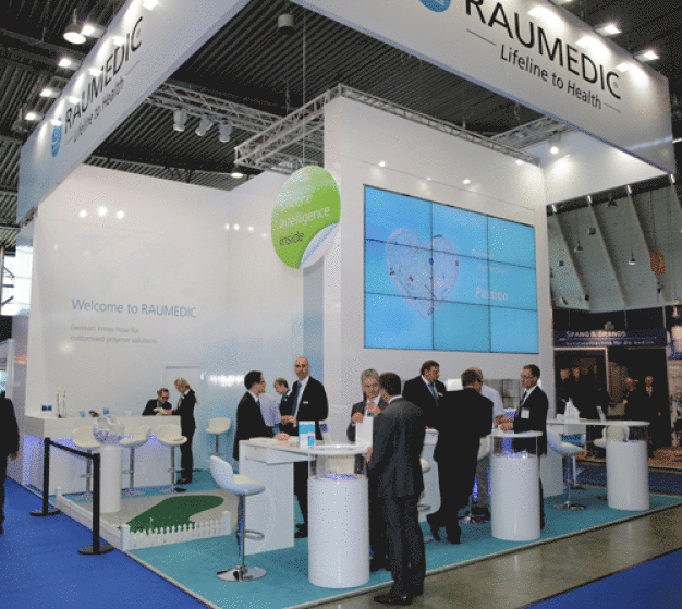 Silicone Intelligence Inside war das RAUMEDIC-Motto auf der diesjährigen Medtec Europe / Silicone Intelligence Inside has been RAUMEDIC’s motto at this year’s Medtec Europe