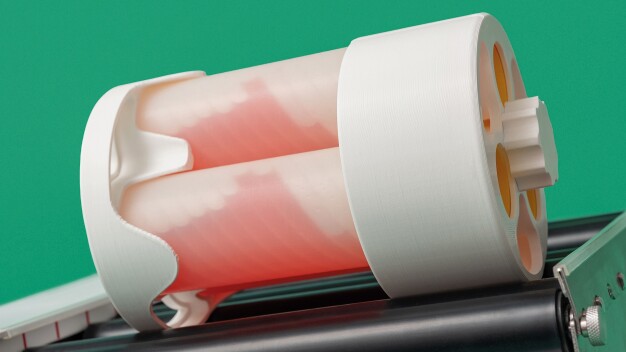 Die innovative innere Struktur der CellScrew® bietet für Zellkulturen eine große Wachstumsfläche auf kleinstem Raum und ermöglicht optimale Wachstumsbedingungen mit geringen Scherkräften und hervorragendem Gasaustausch. (Quelle: Green Elephant Biotech) 