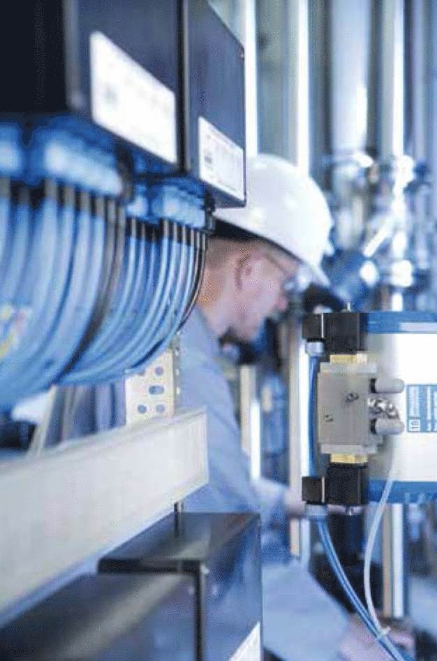 Bürkert erfüllt neue Norm für Schalt- und Steuerungsanlagen. / Bürkert fulfils new standard for switch and control systems. Bürkert erfüllt neue Norm für Schalt- und Steuerungsanlagen. / Bürkert fulfils new standard for switch and control systems.