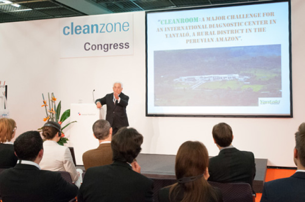 Cleanzone Kongress 2013: Key Noter Speaker C. Luis Vasquez, Gründer und Präsident der Yantaló Peru Foundation.