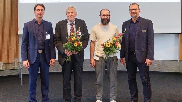 Martin Regehly, Sigurd Schrader, Patrick Heise e Andreas Mai. (Foto: IHP 2026/Juliane Schlegel)