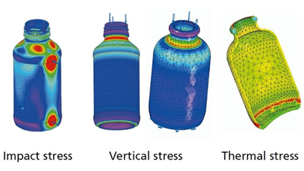 Spannungsanalyse durch FEA-Festigkeitsberechnungen / Stress analysis through FEA strength calculations