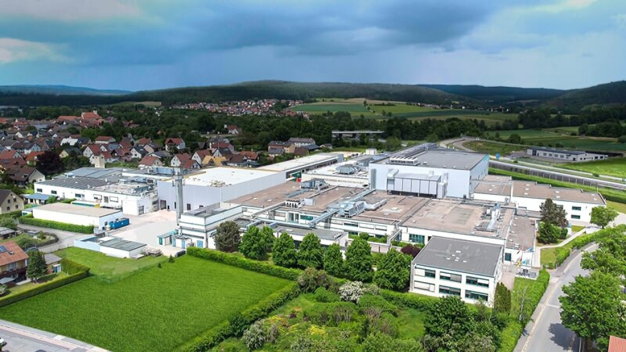 Gerresheimer-Produktionsstandort Pfreimd mit neuem Verbindungsbau / Gerresheimer production location Pfreimd with new connecting building 
