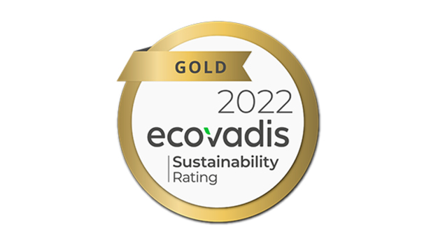 Goldstatus: Mit 68 Punkten gehört Gerresheimer in diesem Jahr zu den besten 5 Prozent der von EcoVadis bewerteten Unternehmen im Sustainability Rating. / Gold status: With 68 points, Gerresheimer is among the top 5 percent of companies assessed by EcoVadis in this year's Sustainability Rating.