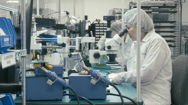 Laboratoire de production (Copyright : Planet Labs Germany GmbH)