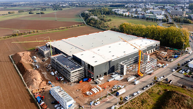 Der neue Produktions- und Entwicklungsstandort der Sanner Gruppe in Bensheim. / The new production and development site of the Sanner Group in Bensheim, Germany.