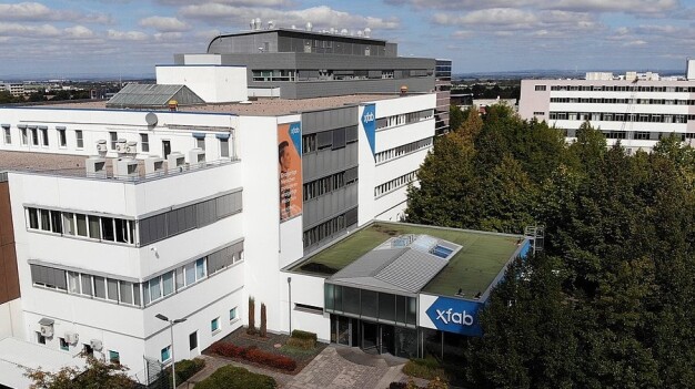 Main entrance at X-FAB's Erfurt site 